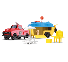 SUMMER CAMPING PICK-UP+TRAILER C/9PÇS 47CM 476